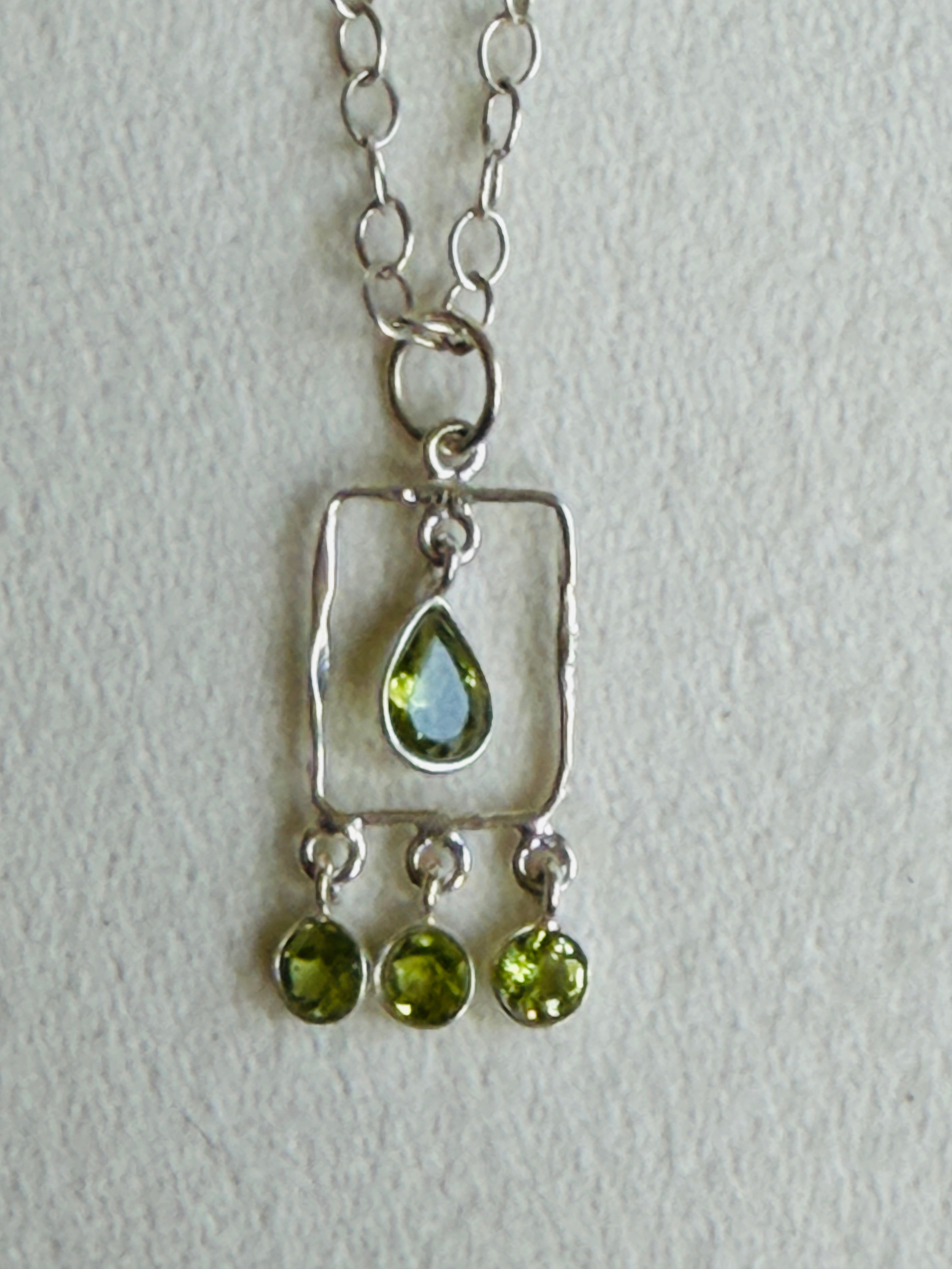 Artisan Sterling Silver Pendant and Chain