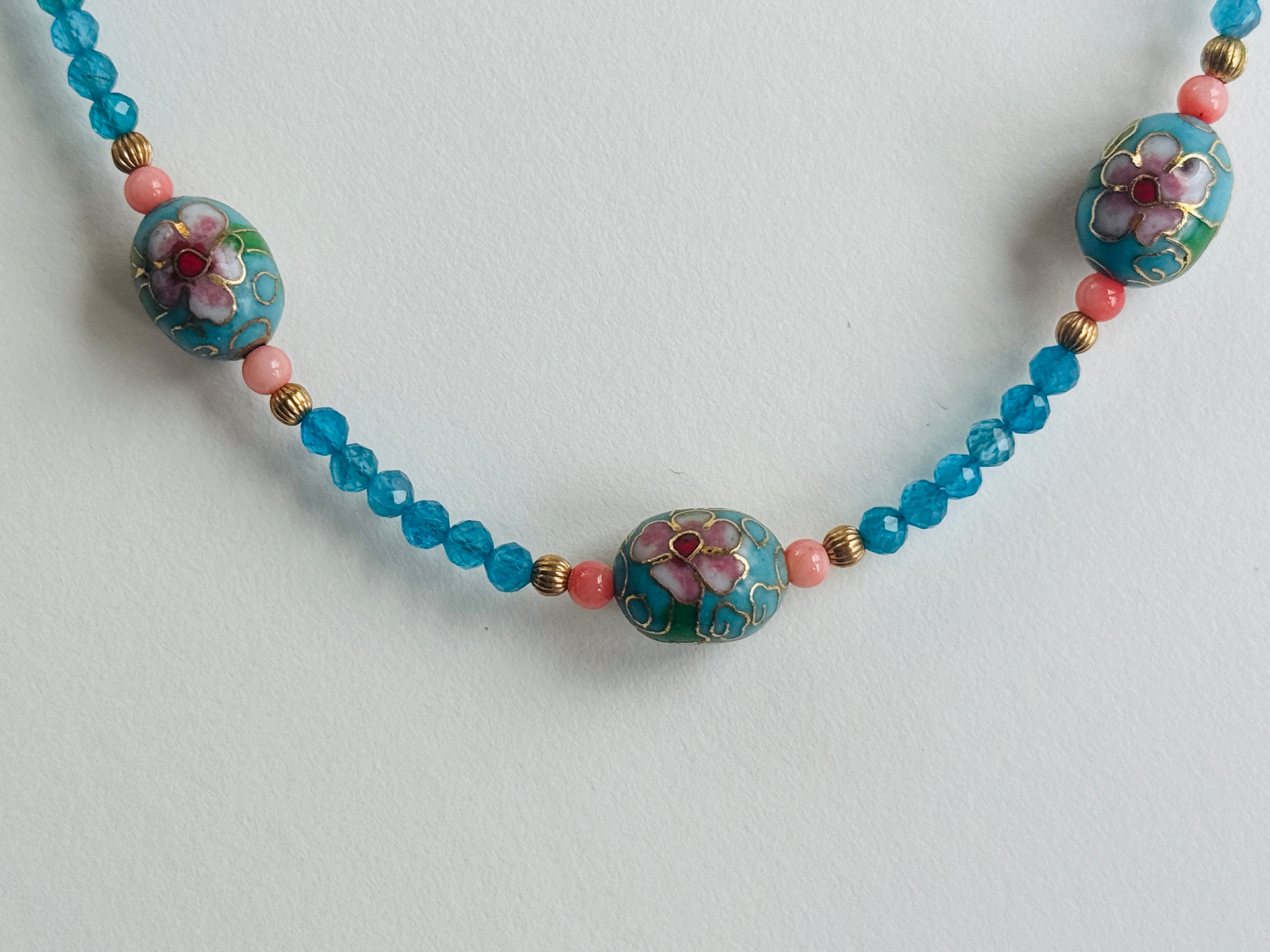 Vintage Cloisonne Bead Detail
